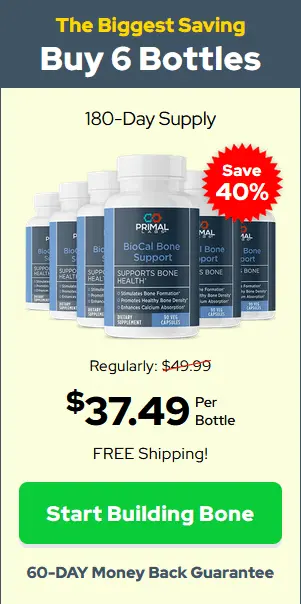 BioCal Bone Support 6 Bottle